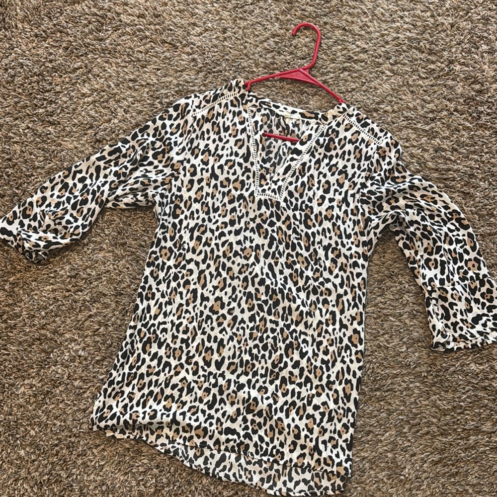 Maurices Leopard Print Tunic Top